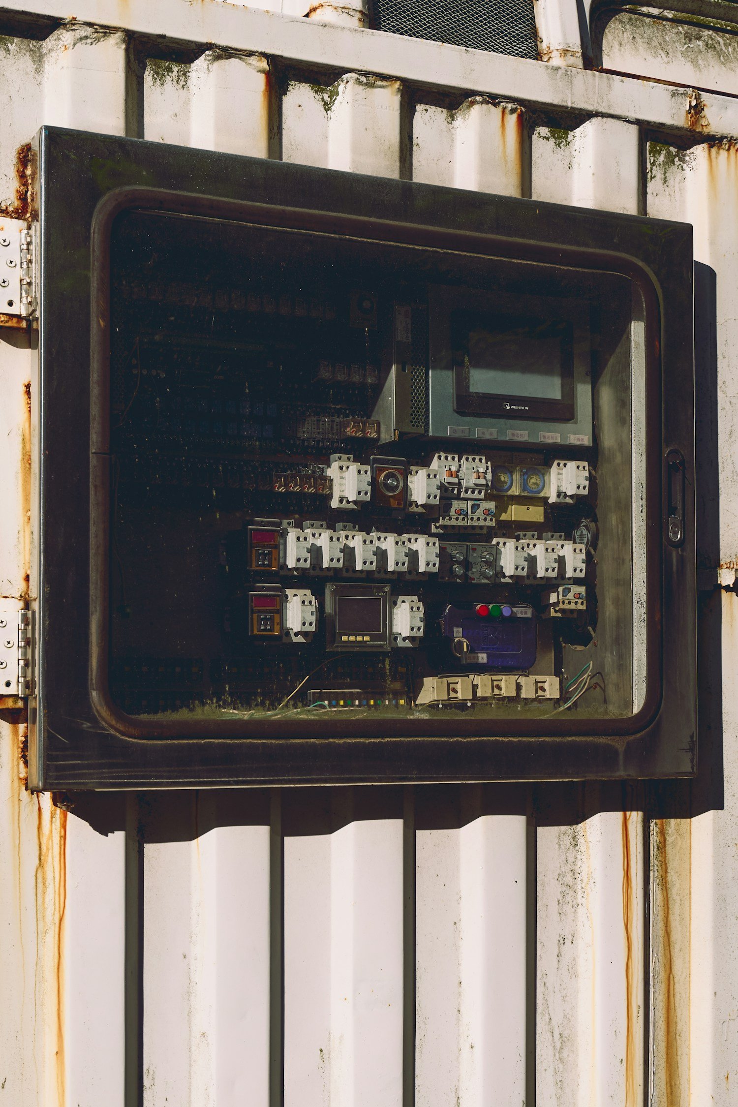Illustrative stock photograph of electrical control equipment, not an LT POWER SOLUTIONS project