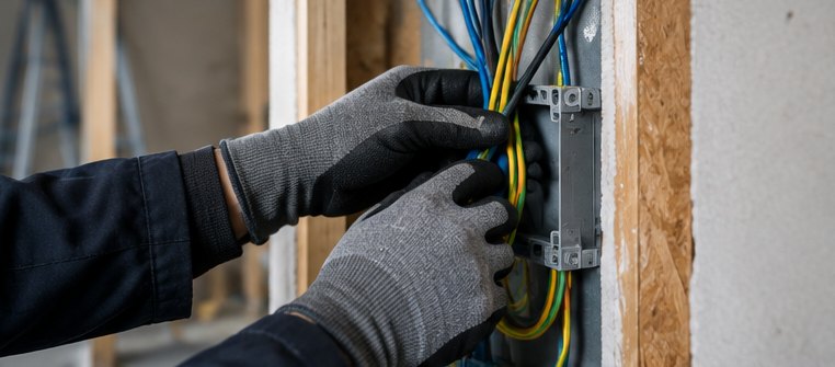 Illustrative AI image of cable installation