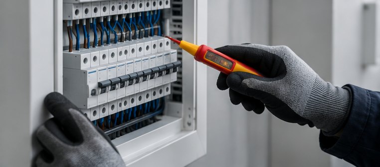 Illustrative AI image of electrical fault testing